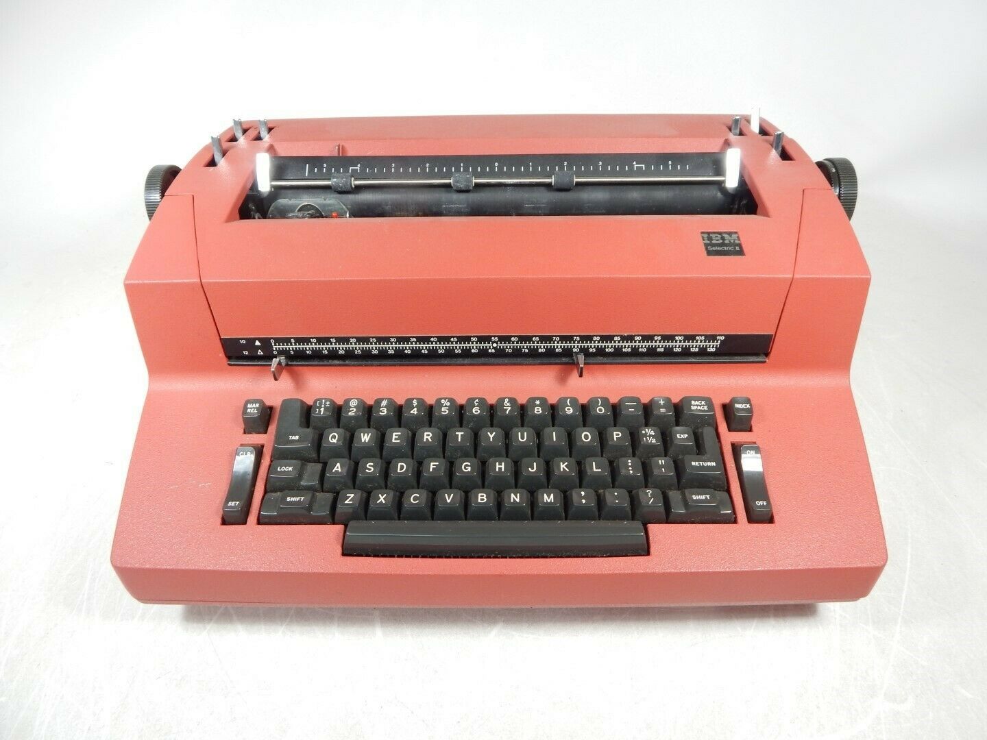 IBM Correcting Selectric II Red Electric Typewriter Defective ASIS