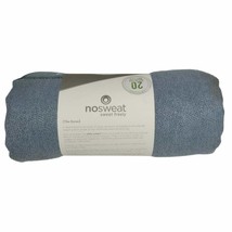 NoSweat (The Sister) Hot Yoga Mat Towel - Gray - $12.86