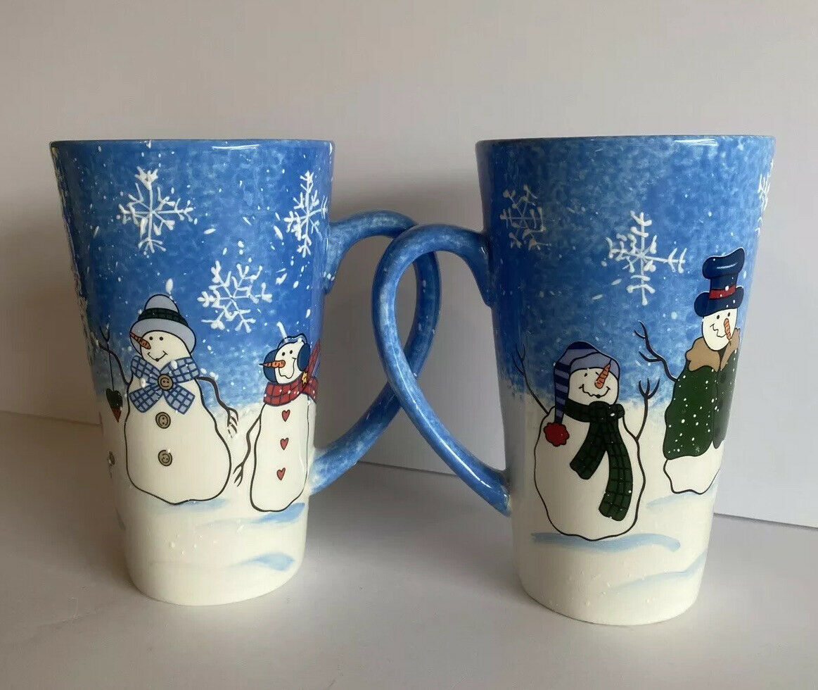 Snowman Mugs - Ceramic - (2) - 6