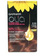 1 Garnier Olia 5.35 Medium Golden Mahogany 60% Oil Powered Permanent Hai... - $17.99