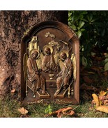 Orthodox Icon Holy Trinity wooden carving Gift - $69.99 - $209.99