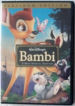BAMBI ~ Platinum Edition 2-Disc Set, Walt Disney, 1942 Animation Classic... - $12.85