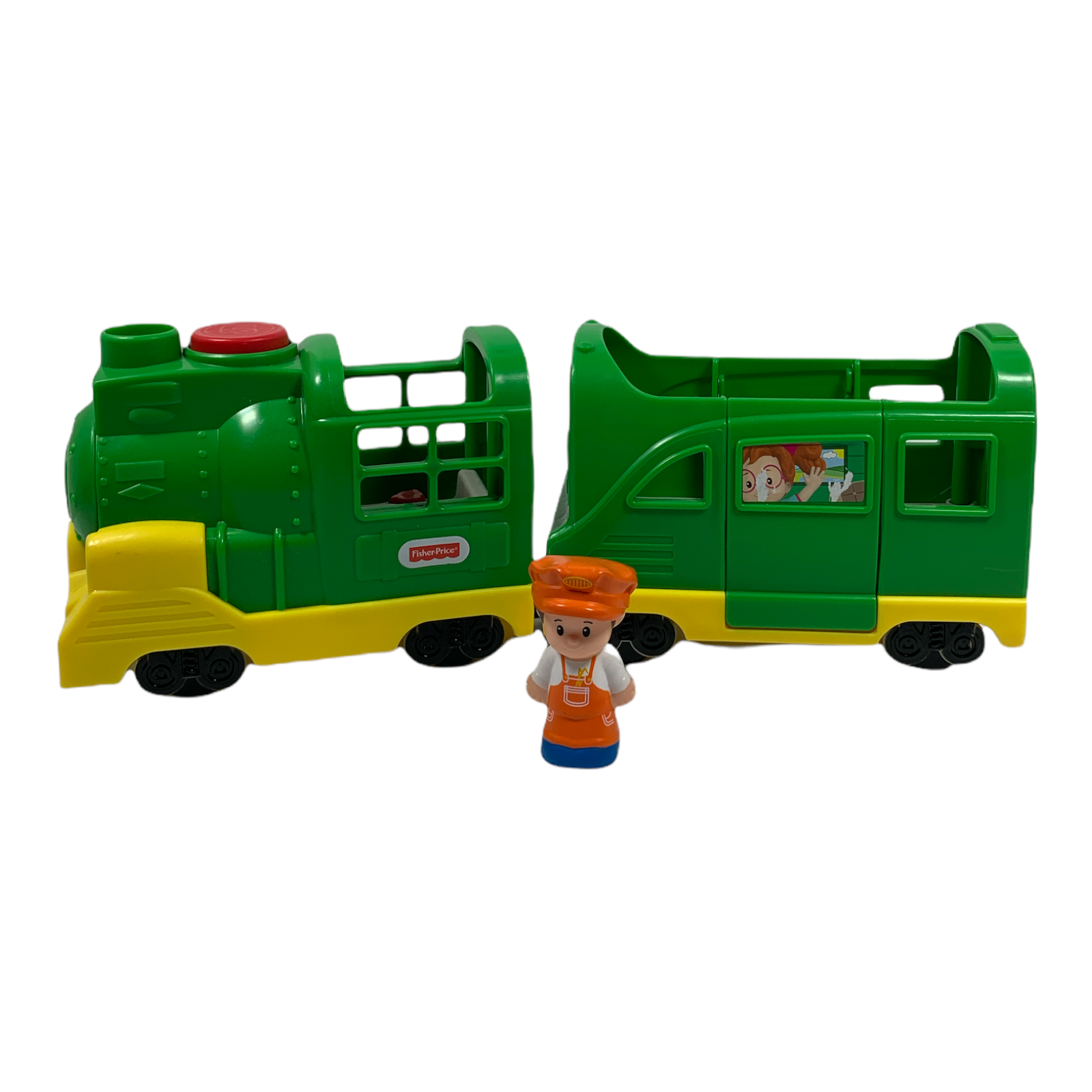 Fisher Price Little People Friendly Passengers Train With Sounds Phrases - $9.90