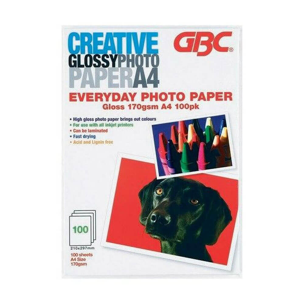 GBC High Gloss Everyday Photo Paper A4 (100pk) - $69.38
