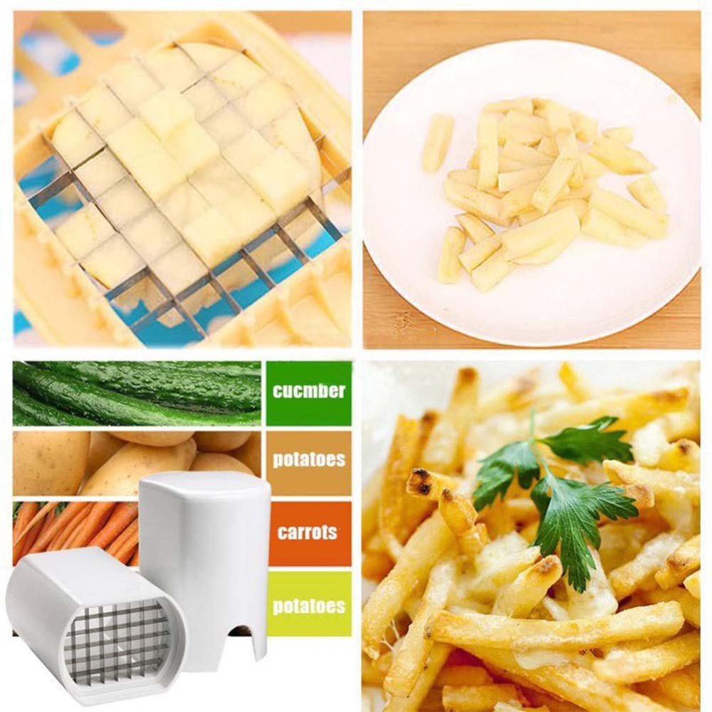 Perfect Fries One Step French Fry Cutter Potato Bar Chips Slicers - Slicers