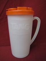 Vintage Tang Drink 1-1/2 Quart Plastic Jug Handle Pitcher with Screw-On ... - $24.74