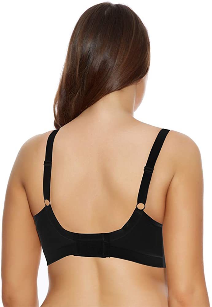 Elomi BLACK Beatrice Soft Cup Nursing Bra, US 40H, UK 40FF Bras
