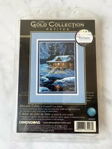 Dimensions Gold Collection Petites Moonlit Cabin Counted Cross Stitch Kit - $17.05