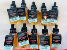 10x New Bath & Body Works Sun-Washed Citrus  Bulbs Scented Oil Refill Wallflower - $69.10