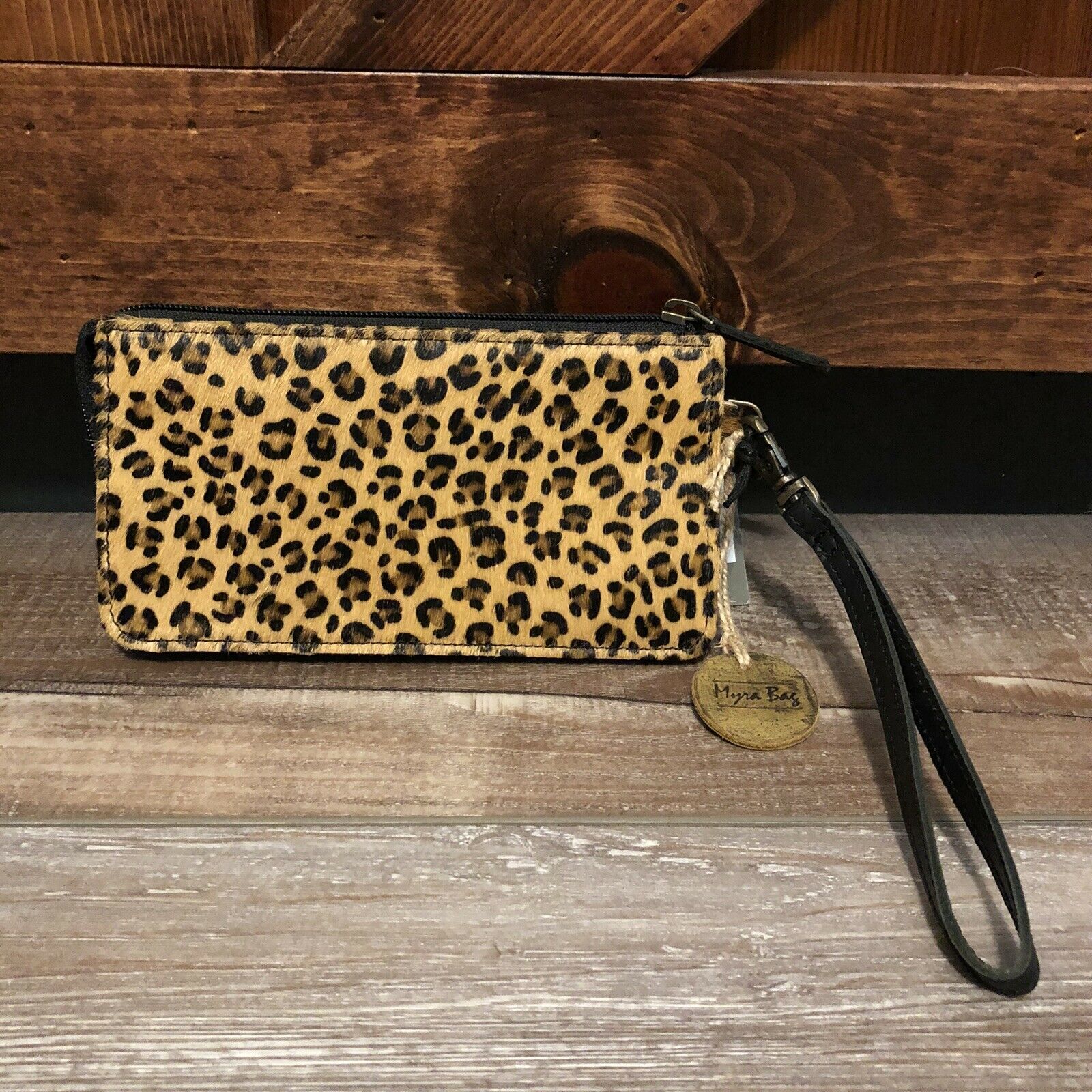 Myra Bag Uptown Girl Leopard Hairon Wallet and similar items