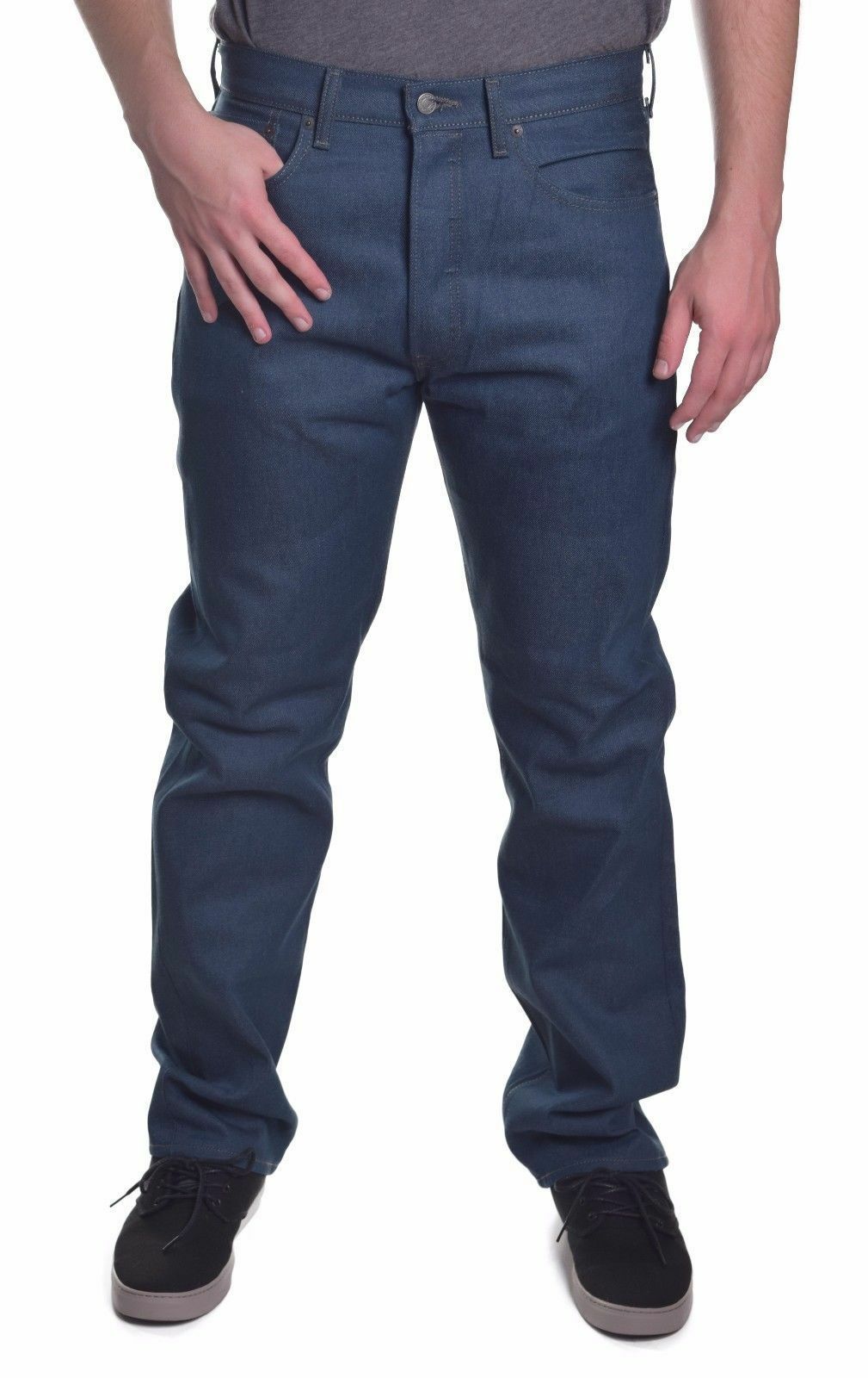 Levi's Men's 501 Jeans Twill Navy Blue W34 L26 34x26 1586 - Jeans