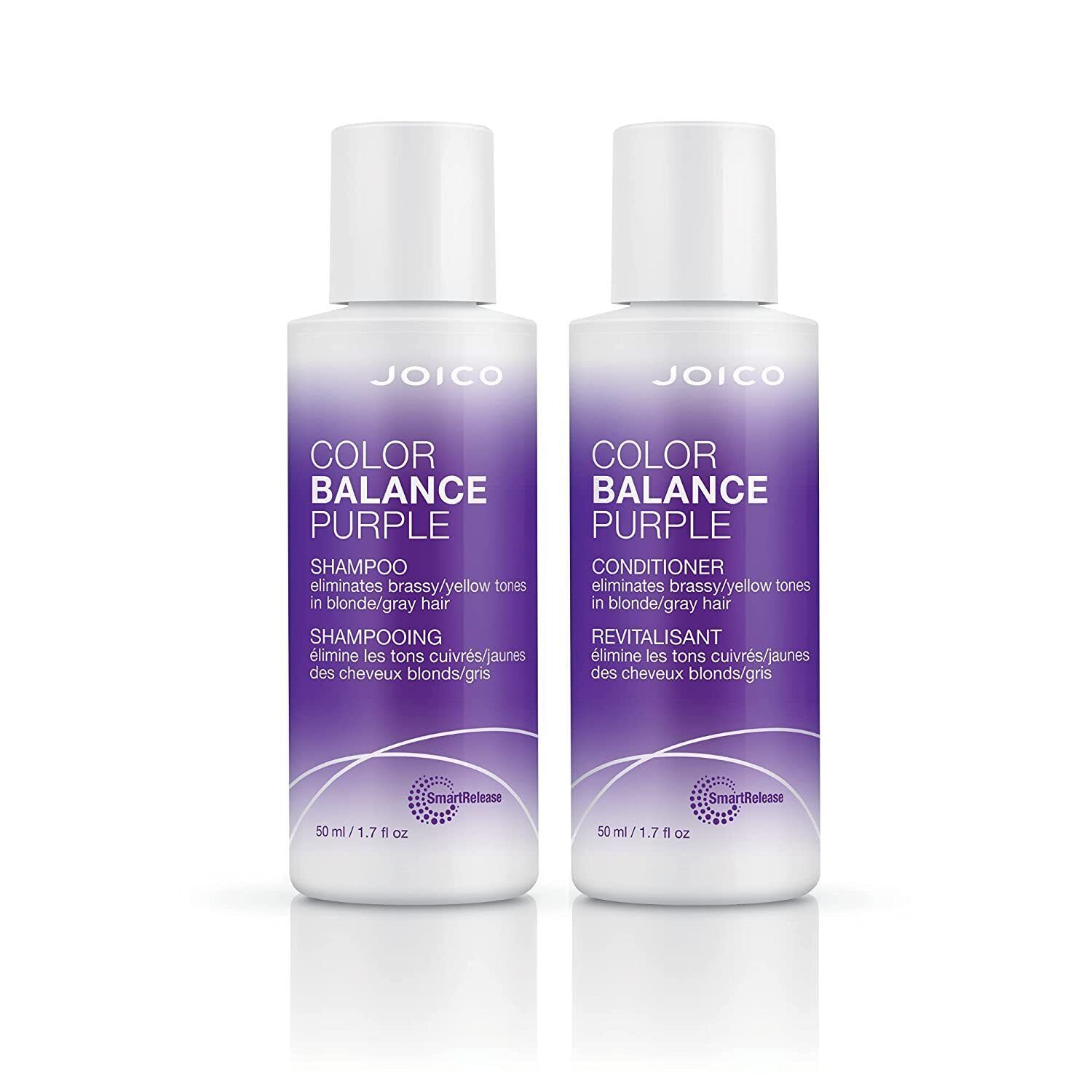 Primary image for Joico Color Balance Purple Shampoo and Conditioner 1.7 oz Travel Duo