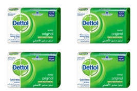 4 x 125g. Dettol Anti Bacterial Original Bar Soap Protects Against Diseases - $23.57