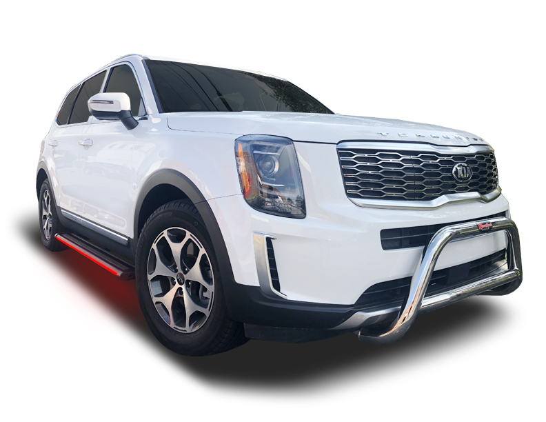 Broadfeet Red Light R66 Aluminum Running Boards For Kia Telluride 2019