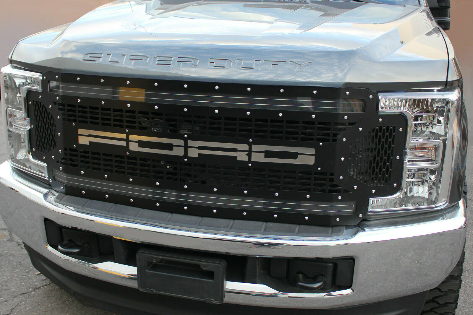 Steel Aftermarket Grille FORD LED XLite for 20172019 F350 F250