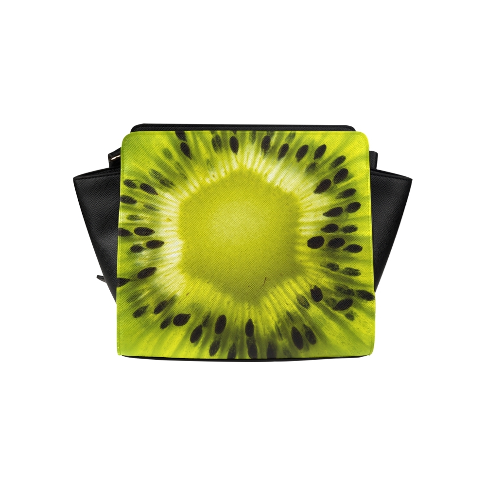 Green Fruit Kiwi Slice Satchel Bag Crossbody Bags Travel Tote Bags ...