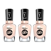 (3 Pack) NEW Sally Hansen Miracle Ge, Nail Polish, Birthday Suit,0.50 Ounces - $23.69