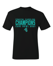 Coastal Carolina Chanticleers 2021 Cure Bowl Champions T-Shirt - $20.99+