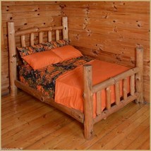 ORANGE Woods Hunter Camo Microfiber Camouflage Sheets Bed Sheet in Set all Sizes image 1