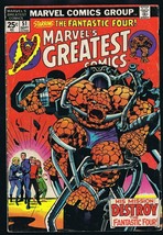 Marvel's Greatest Comics #51 ORIGINAL Vintage 1974 Fantastic Four image 1