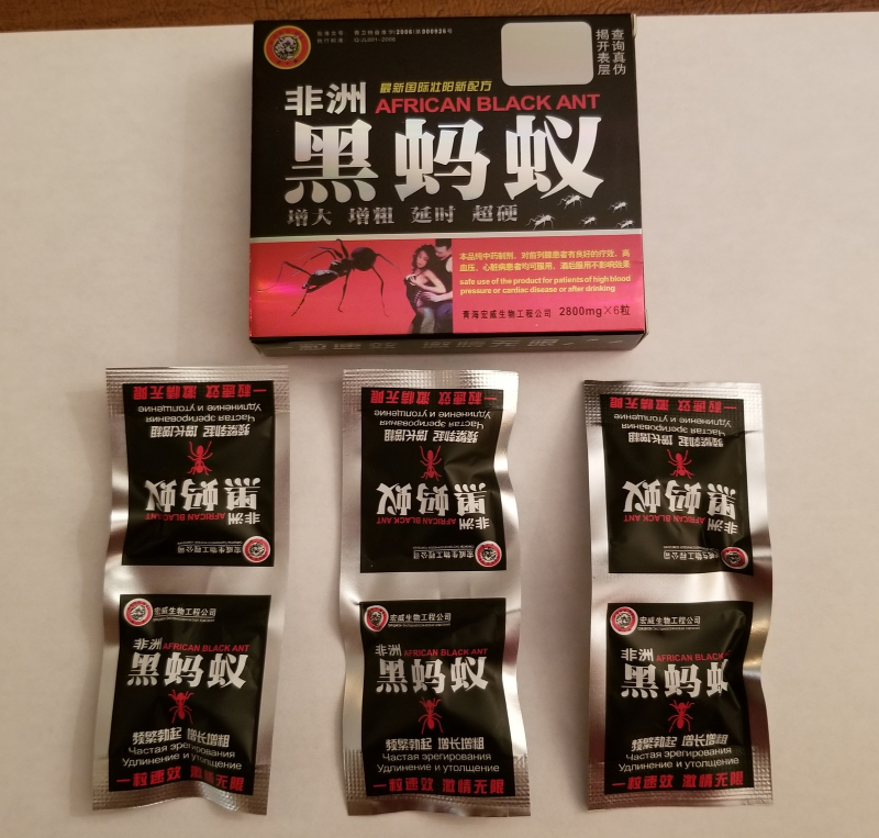 African Black Ant 2 Boxes Of 6 Pills Each Male Enhancement Size Power Stamina Other Vitamins