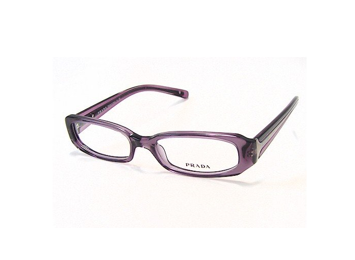 Prada Eyeglasses VPR 05L c. 7WR1O1 in Purple & Silver 51mm - Eyeglass ...