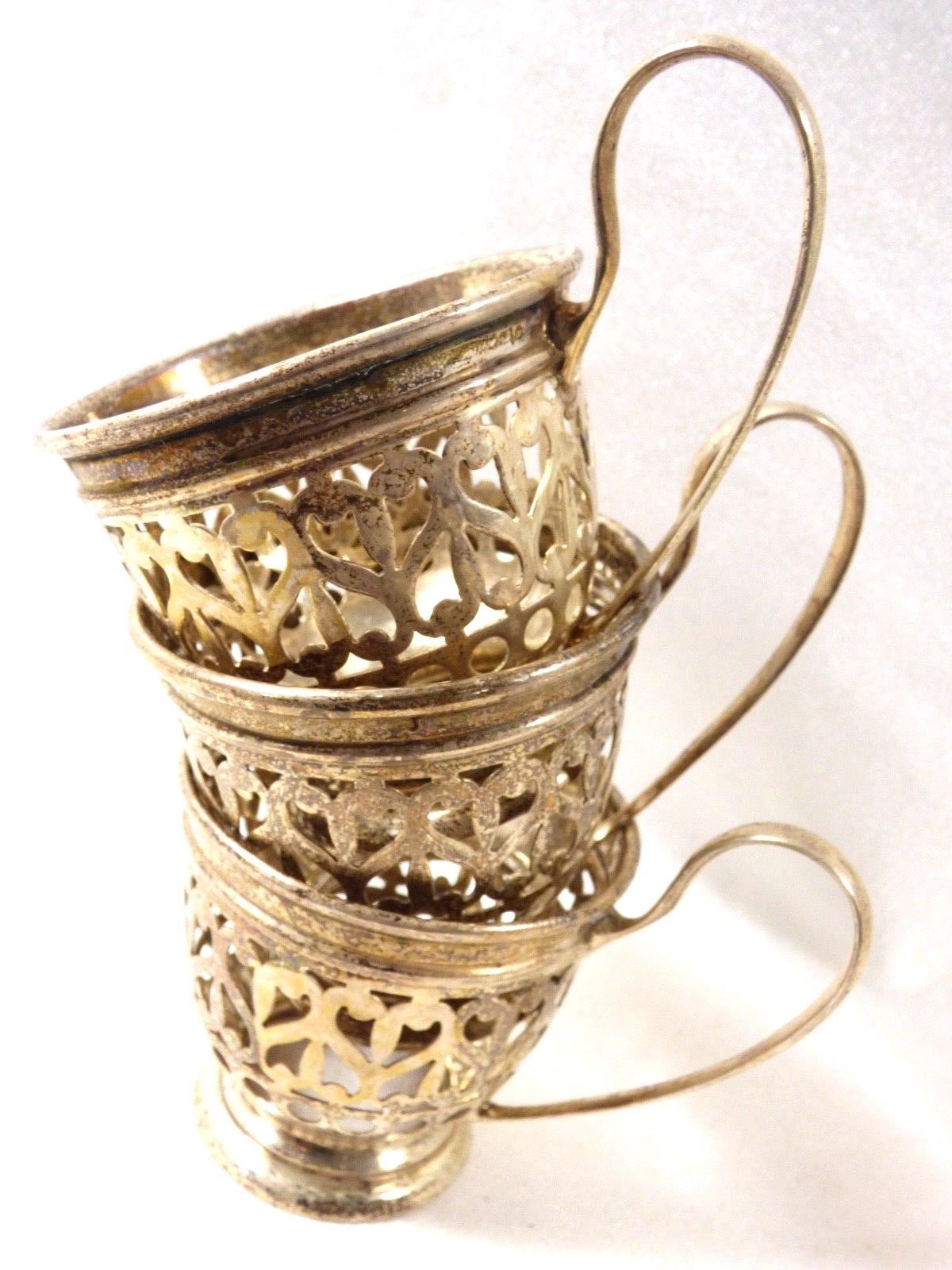 Vintage Gorham Sterling Silver Cup Holder Insert 1 3//4/"