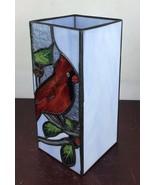 Nice authentic stained glass four sided -Bird Decor 8” Tall Philippines - $16.83
