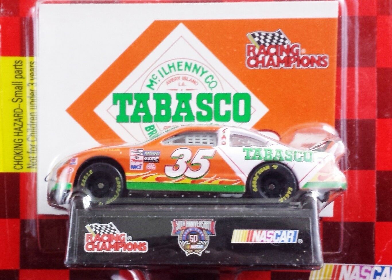COLLECTIBLE RACING CHAMPIONS 50TH NASCAR ANNIV. TODD BODINE 35 TABASCO