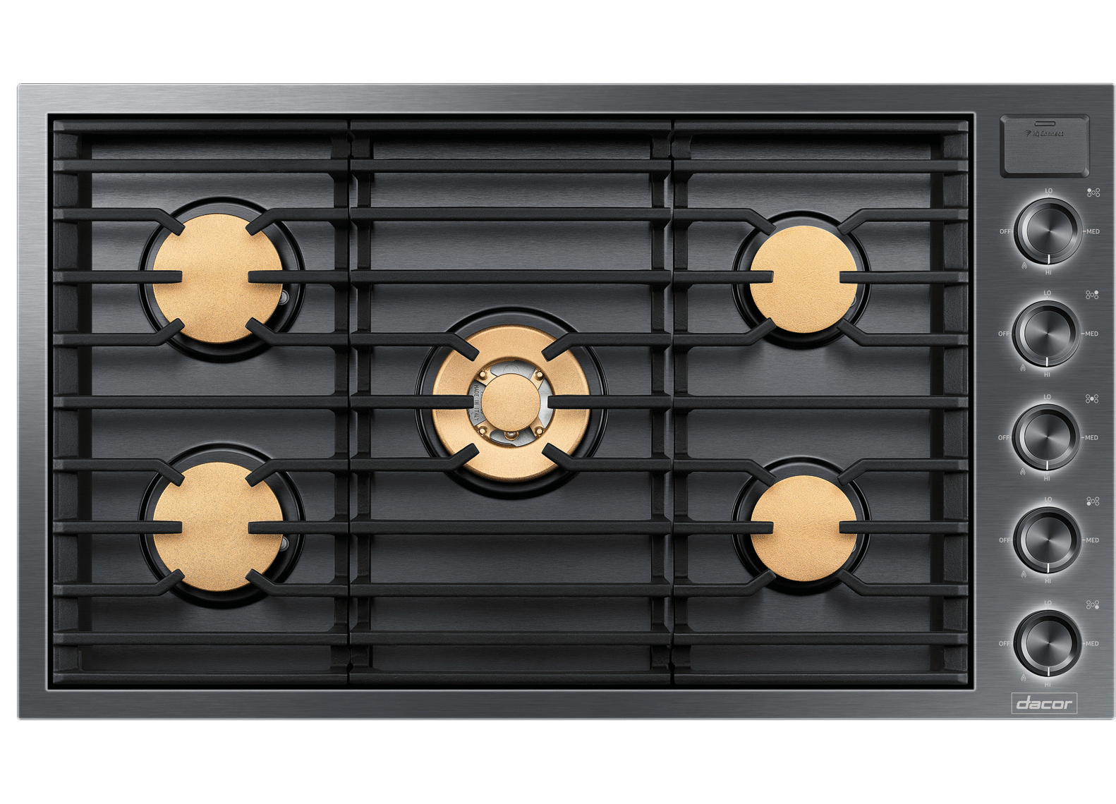 Dacor Contemporary DTG36M955FM 36 Inch Smart Gas Cooktop with iQ