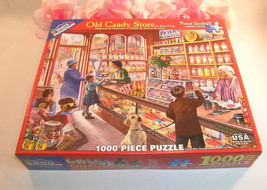 Old Candy Store White Mountain JigSaw Puzzle 1000 Pieces 24" x 30" 61 cm x 76 cm - $12.99