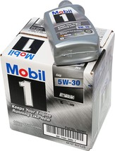Mobil 1 Advanced Full Synthetic Motor Oil 5W-30, 6-pack of 1 quarts image 1
