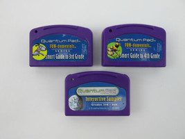 Lot of 3 Leap Frog Quantum Pad Fun-damentals Series Cartridges 3rd-4th G... - $2.43