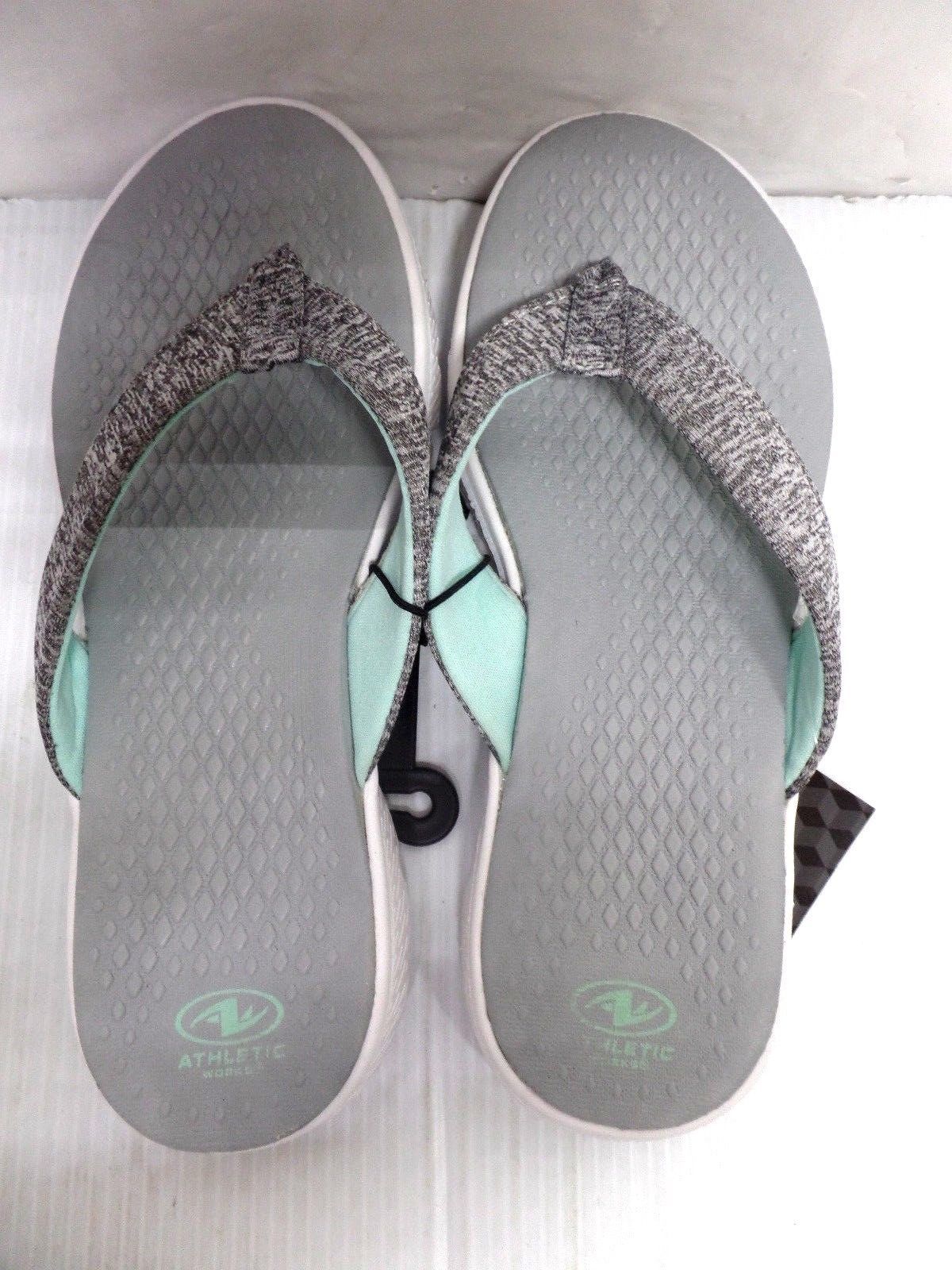 athletic works womens flip flops