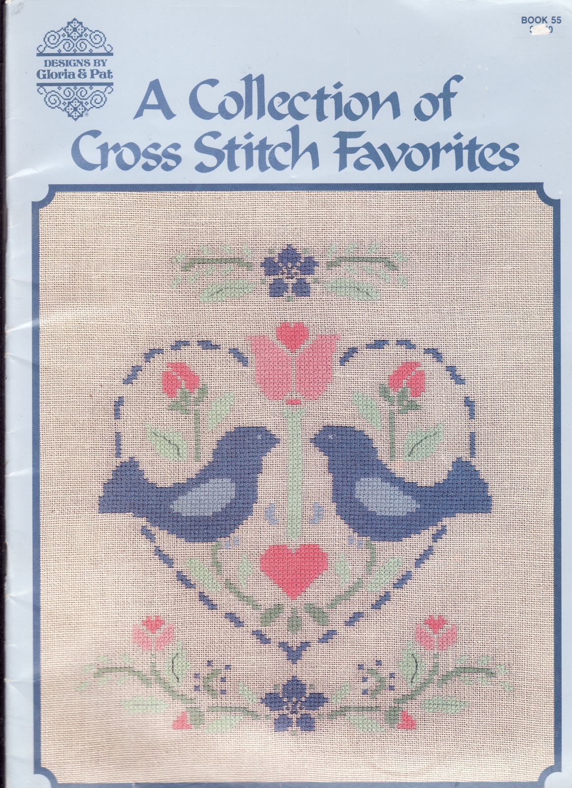 1988 Gloria & Pat Collection of Cross Stitch Favorites Bunny Love Birds ...