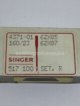 62x85 Size 160/23 Sewing Machine Needles  Singer Germany Canu 47:28 - $7.95