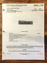 Philips CD40 CD-40 CD Player  Service Manual *Original* - $24.09