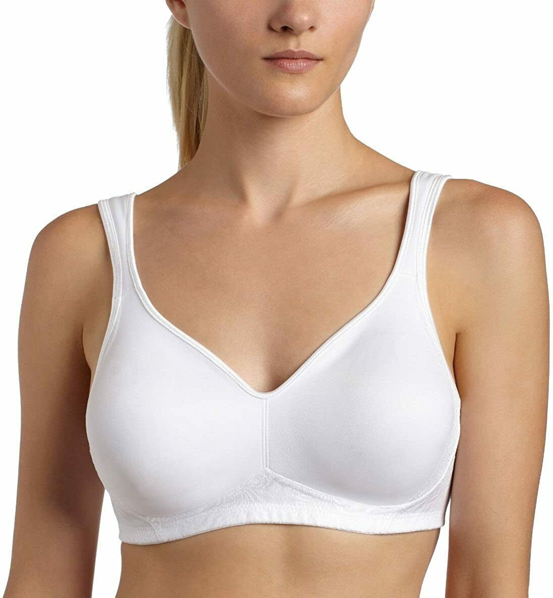 Playtex White 18 Hour Seamless Smoothing Wirefree Bra Us 40d Uk 40d Bras And Bra Sets
