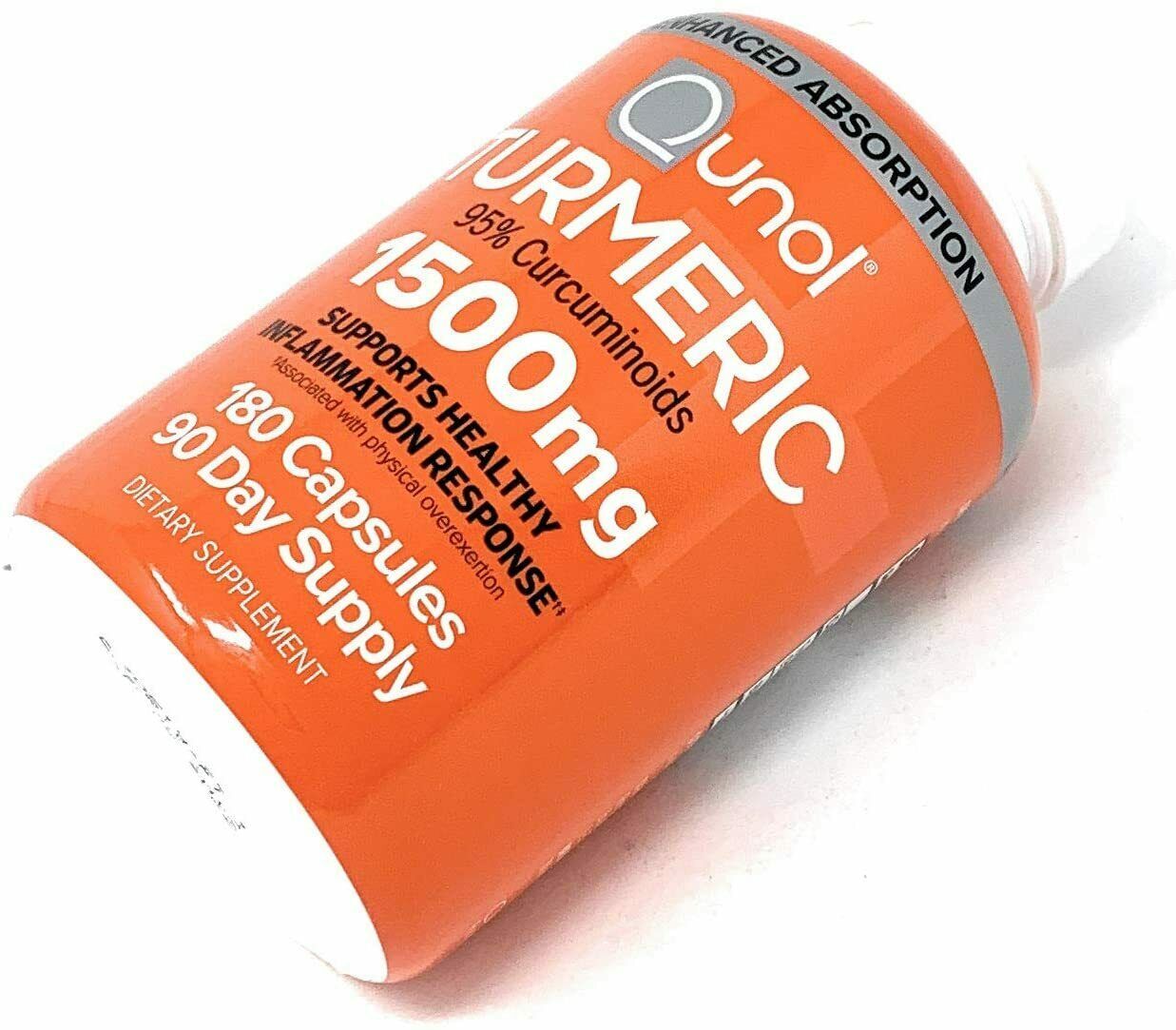 Turmeric Root Extract Curcumin Softgels, Qunol with Enhanced Absorption