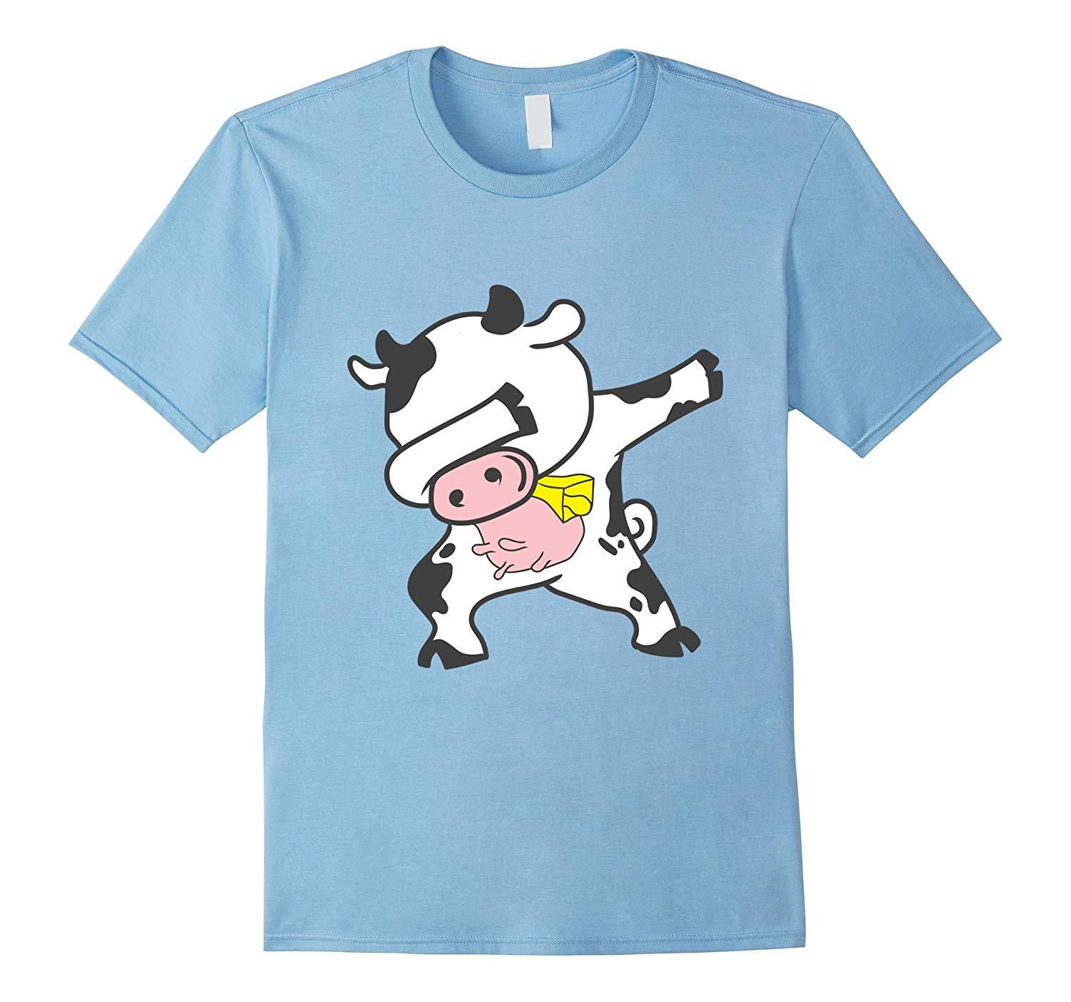 New Shirts - Dabbing COW - CALF Shirt | Dab Animal T-Shirts Men - T-Shirts