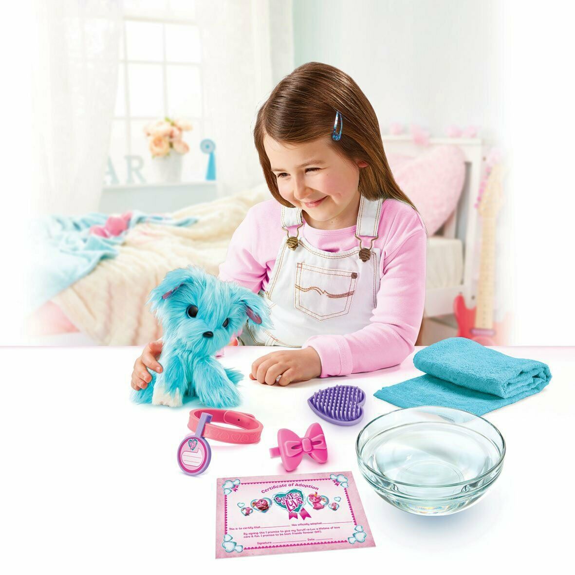 Details about   Adoptanimals Pink Pet Abandoned Toy Teddy Nño Girl Bizak 63046300 
