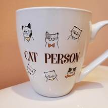 Cat Lover Mug, Cat Person, Kitty Kitten Coffee Mug with red inside Cat lady gift image 5