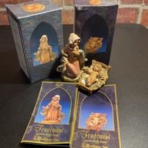 Vintage Fontanini Nativity Figurines Lot of 2 Mary & Baby Jesus 1992 - $29.69