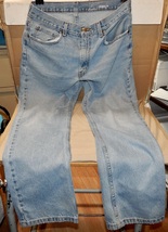 George Jeans Mens Size 33 X 32 Blue 52469 Straight Leg Denim Cotton 233Z - $23.49