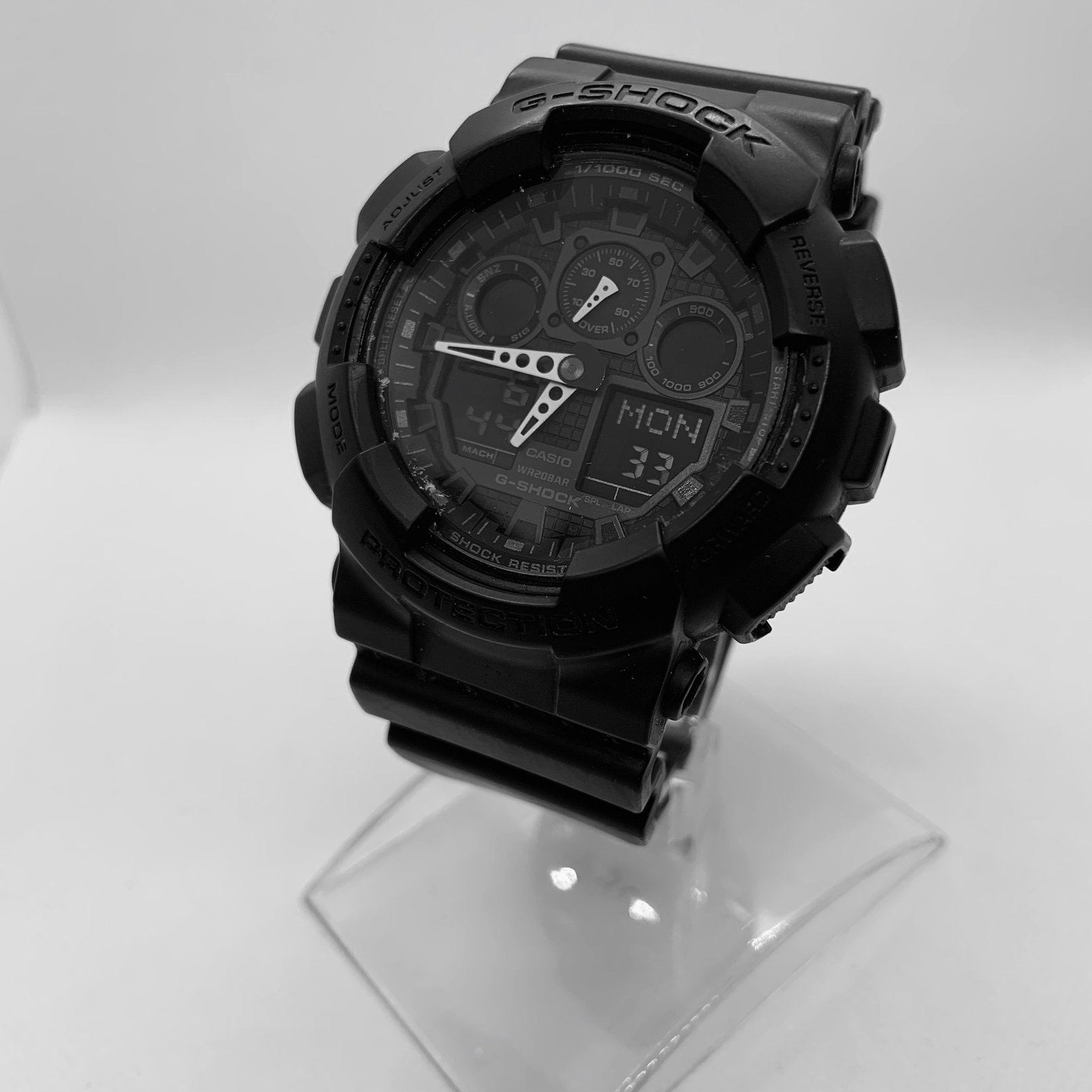 Casio G-SHOCK - The GA 100-1A1 Military Series Watch in Black ...