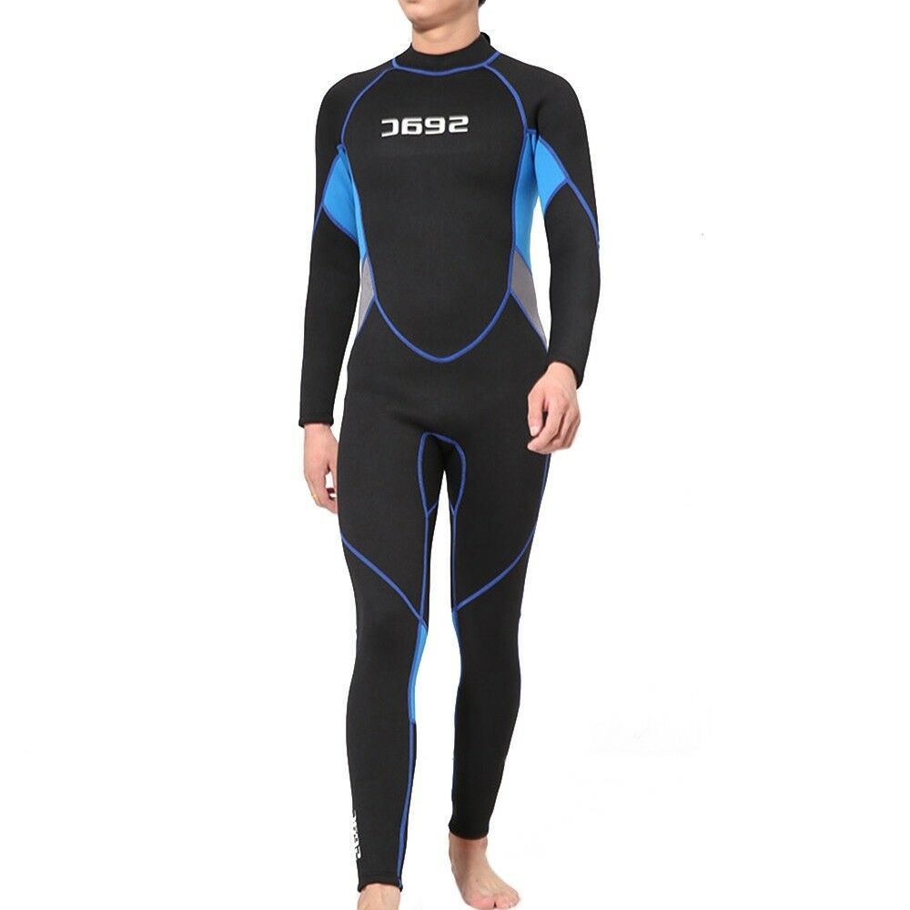 M011 Thick 3mm Onepiece Diving Suit Wetsuit Surfing XS Men