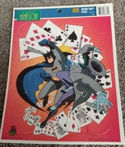 Vintage Golden Books 1995 Adventures of Batman & Robin Frame Tray Puzzle Joker - $12.50