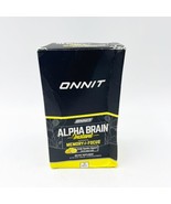 Onnit Alpha Brain Instant Natural Lemon Memory &amp; Focus Powder 30 packs E... - $38.00