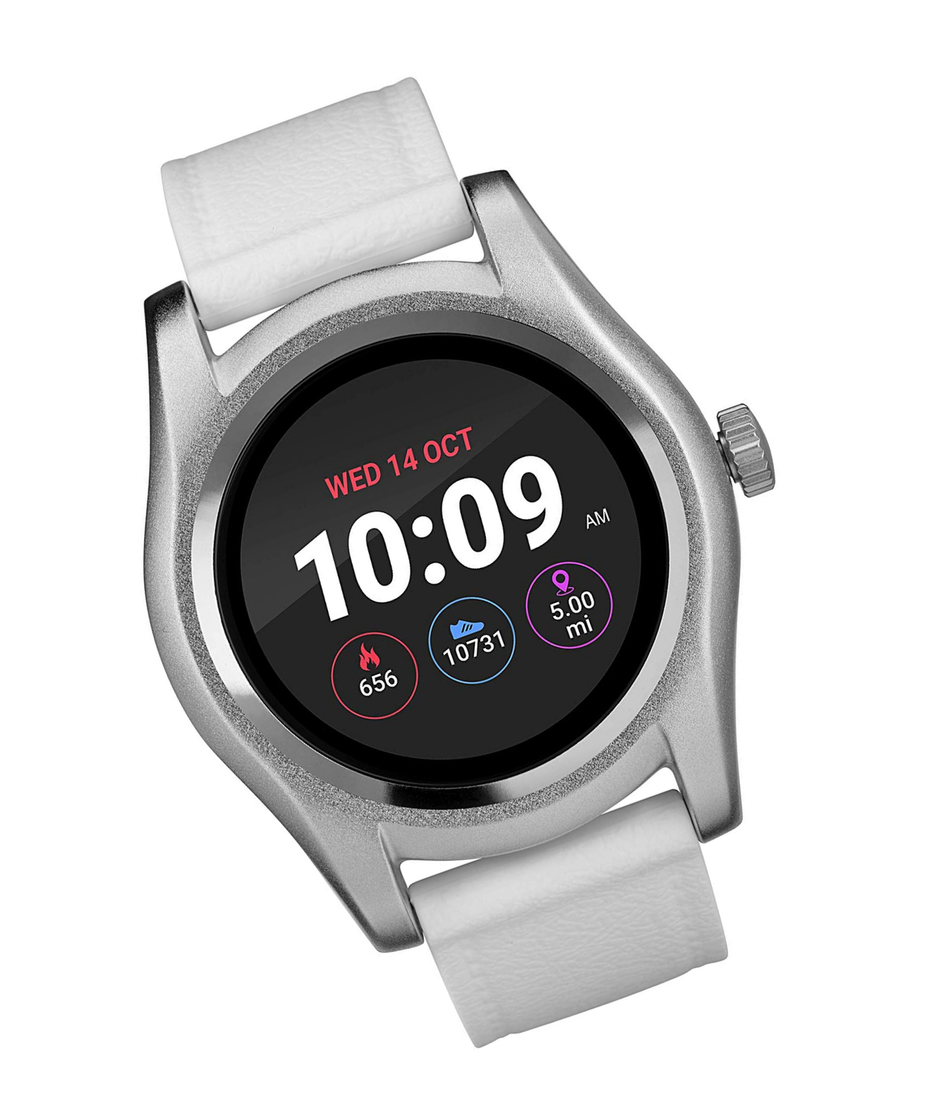 iconnect by timex round touch screen smartwatch