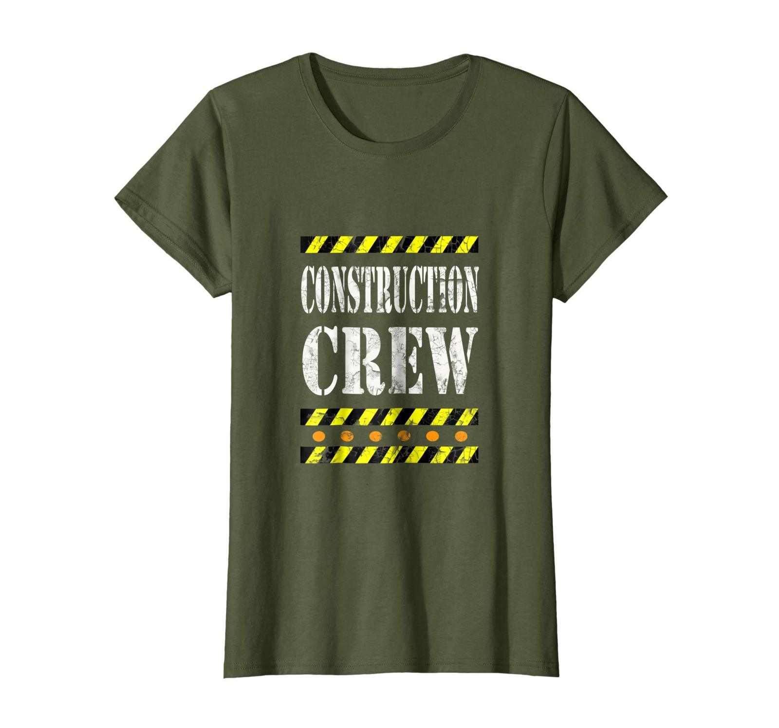 Funny Tee FUNNY CONSTRUCTION CREW TSHIRT Birthday Party Meme Gift Wowen TShirts & Tank Tops